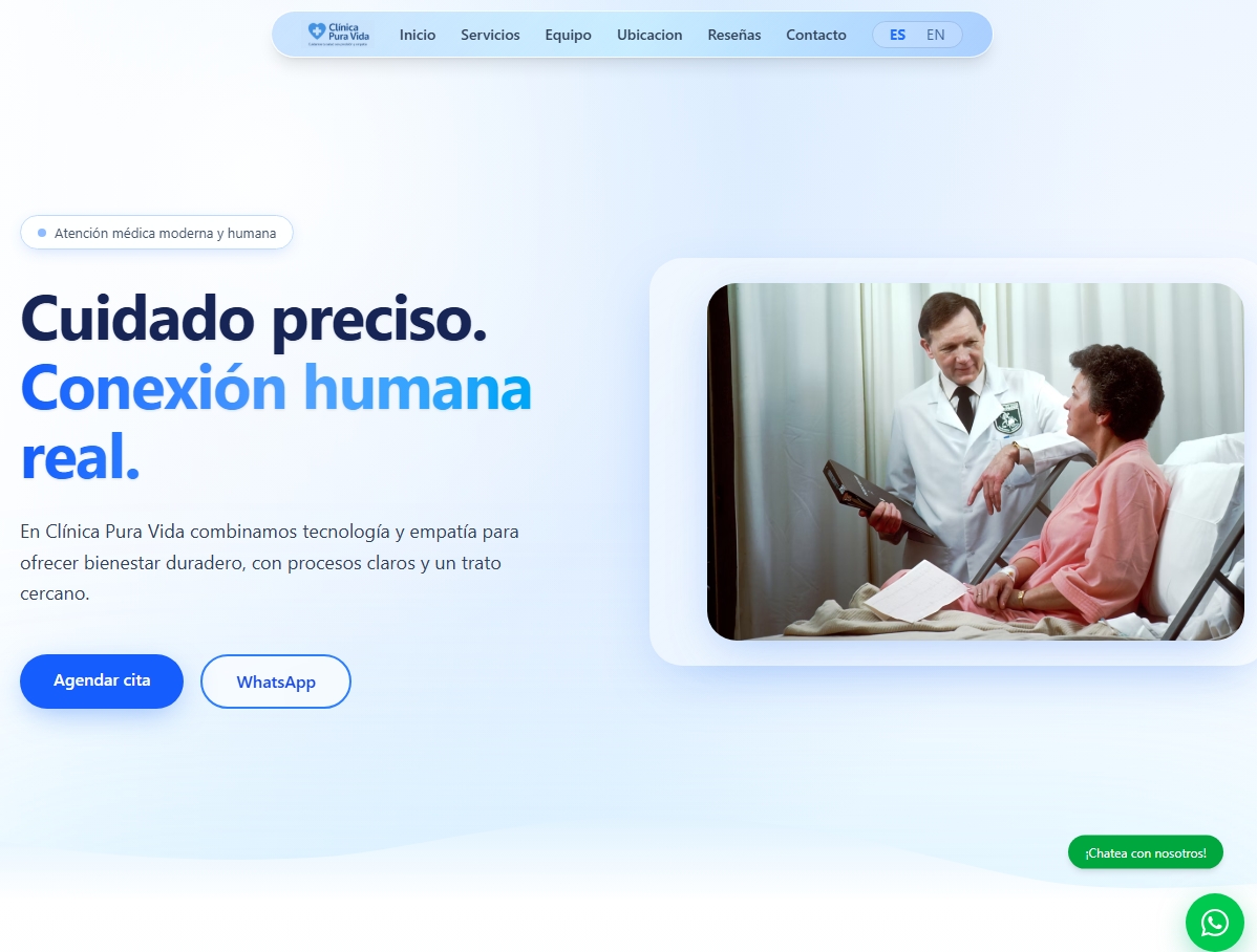 Medical clinic website demo